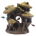 Fish Tank Decorations Hideaway Cave, Fish Tank House Accessories for Amphibians, Goldfish, Shrimp, Conch