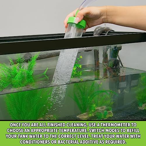 Python No Spill Clean and Fill Aquarium Maintenance System, Gravel Cleaner and Water Changer, 75 Foot - size: Large/75'