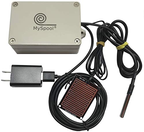 Water and Temperature Alert with Text Message and Email Notifications, Dual sensors - style: TWD01 Water+Temp