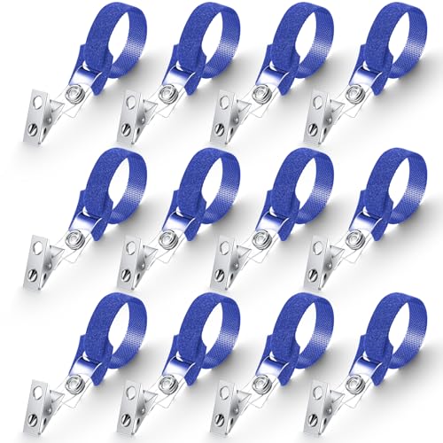 Yinkin 12 Pcs Hose Holder Clip Oxygen Tube Clips Entanglement Proof Hose Holder Secure for Uninterrupted Sleep Supplies(Blue) - color: Blue
