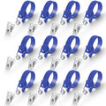 Yinkin 12 Pcs Hose Holder Clip Oxygen Tube Clips Entanglement Proof Hose Holder Secure for Uninterrupted Sleep Supplies(Blue) - color: Blue