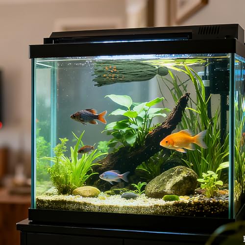 Homoyoyo 10pcs Spawning Mops, Aquarium Breeding Spawning Fish, Floating Hiding Grass for Fish and Shrimp Egg Laying, Aquarium Tank Decorative Breeding Accessories Daphnia Eggs Shrimp Tank Accessories