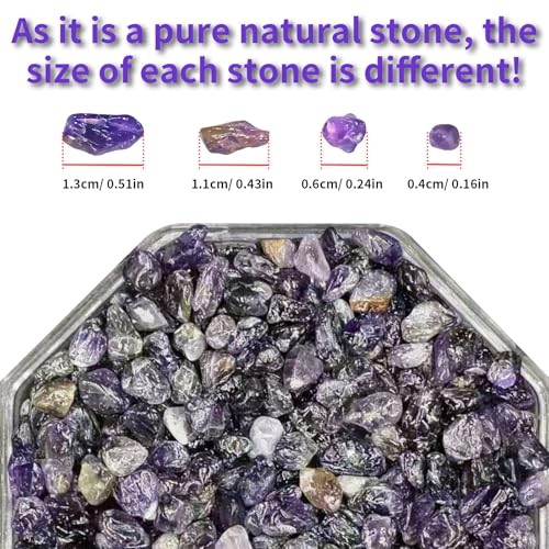 0.45 LB Polished Agate Stones Natural Decorative Rocks for Outdoor Decoration Home Decoration Fish Tank Vase Filler DIY Handmade Bamboo Succulents Cactus (Dreamy Purple) - color: Dreamy Purple