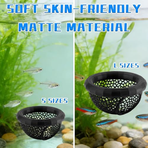 3Pcs Betta Hammock Floating Fish Rest Platform, Black Floating Betta Bed & Betta Hide for Aquarium, Fish Tank Decorations Accessories Set for Small Fish, Shrimp & Corydoras, Floating Resting Leaf