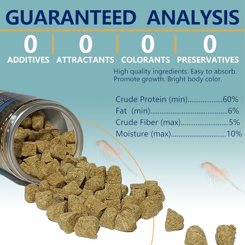 Freeze Dried Brine Shrimp Cubes 3 OZ, Brine Shrimp Freeze Dried Aquatic Foods for Tropical Fish Marine Fish and Aquatic Turtles. - size: 3 Ounce (Pack of 1)