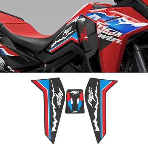 for Africa Twin CRF1100L Africa Twin crf1100l 2025 2024 2023-2020 New Accessories Fuel Tank Pads Protection Stickers Decals Motorcycle Knee Pads Fuel Tank Traction Pads Tank Stickers Tank Grip