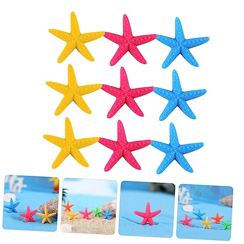 COLLBATH 9pcs Resin Creature Decor Ornaments for Tank Micro-Landscape Ornament Set