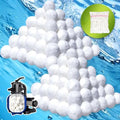 5.0 Lbs Pool Filter Balls for Sand Filter, Reusable Eco-Friendly Sand Filter Balls (Equals 225lbs Pool Filter Sand), Pool Filter Media Balls with Filter Bag, Filter Balls for Swimming Pools