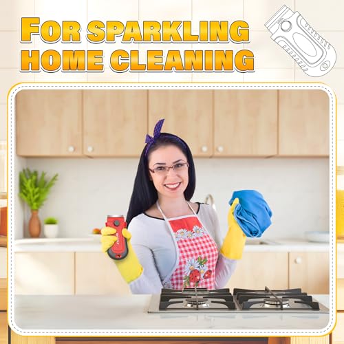 DIYSELF 2 Pack Razor Blade Scraper with 30 Pcs Blades - Scraper Tool - Scraper for Cleaning Stove, Oven, Glass, Kitchen - Paint Scraper - Razor Scraper - Glass Scraper - Glass Stove Top Scraper - color: Red, size: 2 Pack