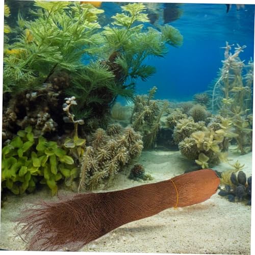 SOLUSTRE 5 Sheets Artificial Palm Tree Bark for Garden Pots and Aquarium Fish Fry Hatching Natural Look Decorative Plant Basking Platform Versatile Tank Background and Landscaping Bark Wide