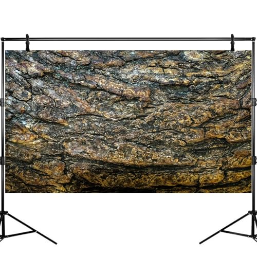 Old Tree Bark Aquarium Background Wood Texture Reptile Tank Background Aged Rough Natural Wooden Bark Habitat Terrarium Background Wooden Textured Aquarium Fish Tank Background Poster Decors 36x18in - color: Brown, size: 36(W)x18(H)inches/ 90(W)*45cm(H)