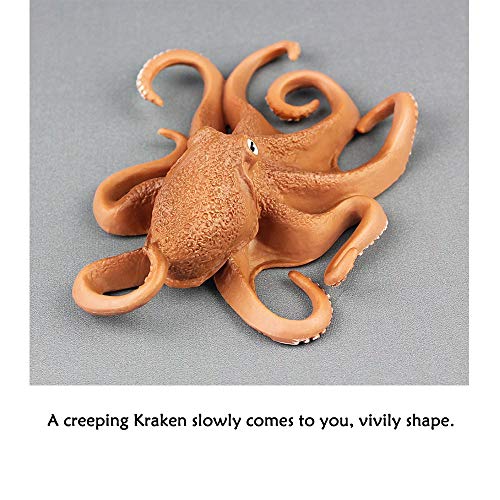 Oncpcare Dutch Kraken Aquarium Decor, The Mysterious Legend Octopus Figure Aquarium Ornament Fish Tank Landscape Artificial Sea Life Replica Decoration Accessories - color: Octopus 1p