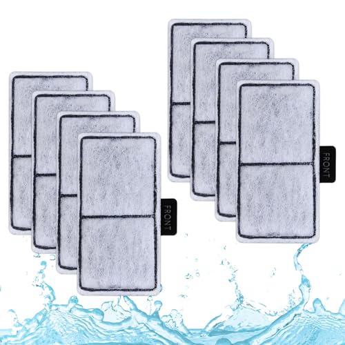 Hedday 8 Packs Filter Cartridge Compatible with Top Fin EF-S Element,8 Packs Aquarium Filter for BF5 BETTAFLO,EF-S Filter Cartridges Compatible with Top Fin Fish Tank - size: S-8Packs