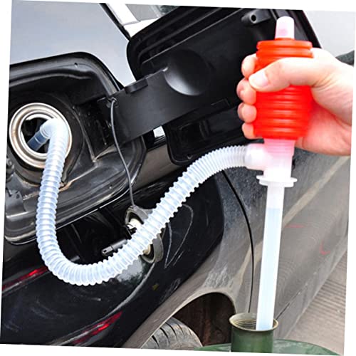 Luxshiny 4Pcs Portable Oil Liquid Siphon Pump Manual Fuel Transfer Pump for Changing and Water Siphoning Durable Material Leak Resistant Design for Safe Use