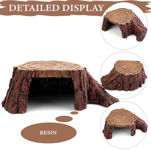 Aquarium Tank Accessories, Safe & Comfortable Hide, Reptile Hideout, Tortoises, Lizards, Hamster House