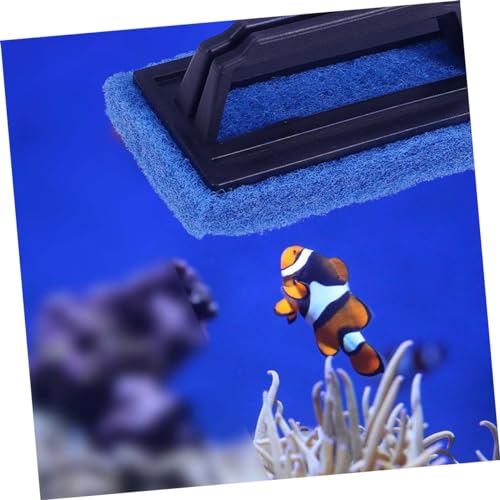 Fish Tank Sponge Cleaning Brush Aquarium Brush for Glass Scraper Single Face Handle 1pc Aquarium Cleaning Brush