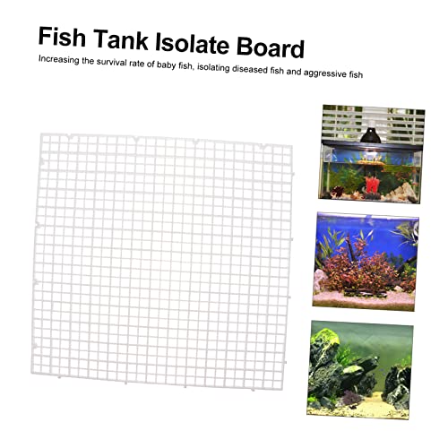1set Fish Tank Isolation Panel Aquarium Divider Clips Cable Ties for Mixed Breeding and Easy Installation