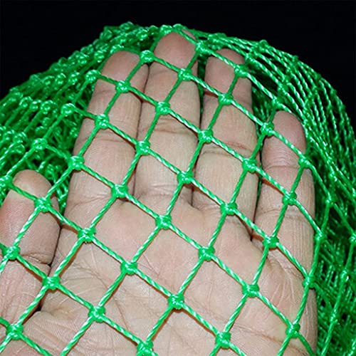 Fishing Net Replacement Netting Fishing Landing Net Replacement Net for Freshwater Saltwater Fishing Green 6 Sizes - color: Diameter 20inch/50cm