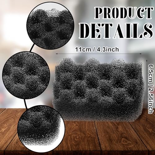 20 Pcs Foam Filters Media Pads Compatible with Fluval 304/305/ 306/404/ 405/406 Foam Filter Media Replacements Sponges for Aquarium Canister Accessories