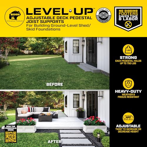 Bison Level.Up Pedestal System Accessory Slope Leveler (7079806012)