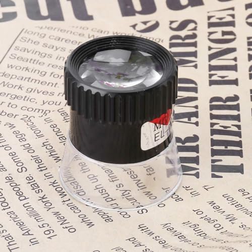 1Pc10X Black Monocular Magnifying Glass Loupe Lens Map Eye Magnifier Jewelry Repair Tool，Small Size and Easy to Carry,Magnifiers,Health and Household,Visual Impairment Aids