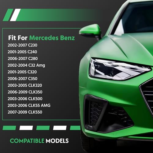 K80490 2PCS Front Stabilizer Bar End Links for Mercedes Benz 2002-07 C230, 06-07 C280/C350, 01-05 C240/C320, 02-04 C32 AMG, 03-05 CLK320, 06-09 CLK350, 03-06 CLK500/CLK55 AMG, 07-09 CLK550 - size: K80490 X2