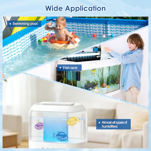 12 Pack Humidifier Cleaning Fish, Humidifier Cleaner for Most Humidifiers + Fish Tanks, Demineralization Cartridge to Purifie Water, Prevent Hard Water Build-Up, Reduce Scale to improve Humidification - color: Humidifier Cleaning Fish-12 Pack
