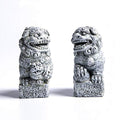 Fish Tank Decorations Aquarium Decoration Mini/Pair Size Ornaments Accessories Fish Hides Asian Garden FengShui Beast Dog Mini