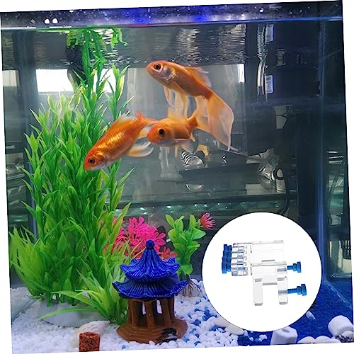 balacoo 3pcs Tank Supplies Dosing Pump Hose Clamp Wall Fish Tank Clip Aquarium Accessories - color: Transparentx3pcs, size: 8X6X4.5CMx3pcs