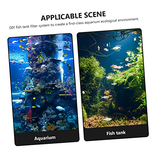 VANZACK 10pcs Aquarium Divider Filtering Plates for Fish Tank for Enhanced Water Permeability Bottom Sand Separator for Breeding Fish