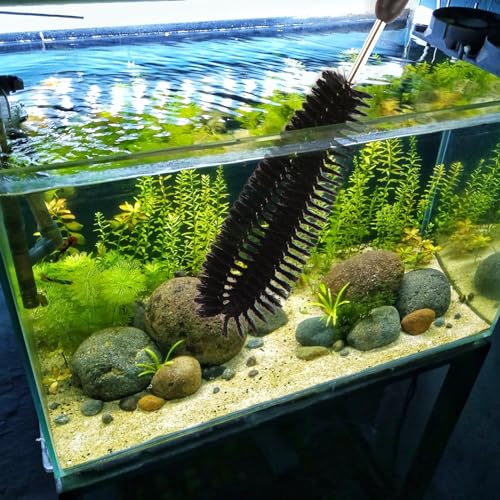 11 in 1 Fish Tank Aquarium Cleaning Brush Kit,Aquarium brushSutiable for Acrylic Fish Tank, and Plastic Fish Tank,Glass Fish Tank,Non Rusting,Fish Tank Cleaning Tools