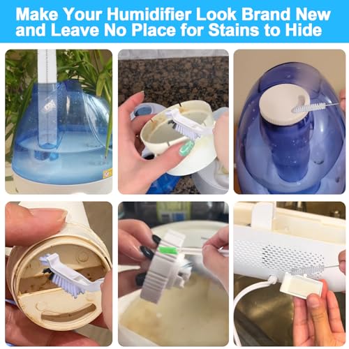 Humidifier Cleaner Brush Kits,8Pcs Humidifier Cleaning Brushes Tools Accessories - color: Multicolor1