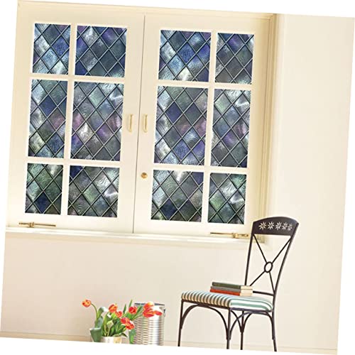 Alipis 1pc Non-Adhesive Static Window Film for Privacy Easy Installation Beautiful for Home Office Bathroom and Living Room Use