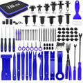 GOOACC 330Pcs Trim Removal Tool, Auto Push Pin Bumper Retainer Clip Set Fastener Terminal Remover Tool Adhesive Cable Clips Pry Kit Car Panel Radio Removal Auto Clip Pliers, Blue - color: 330Pcs Clips Removal Kit Blue