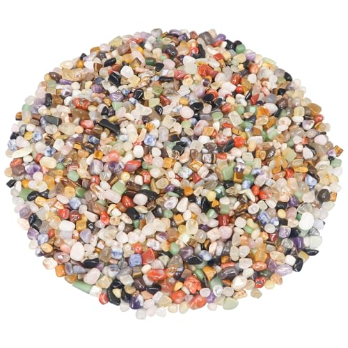 Aquarium Gravel,Landscaping Pebbles, River Rocks Decorative Ornamental Pebbles, DIY Smoothed Rocks for Potted Plant Resin Art Vase Fillers Aquarium Gravel Rocks (Mixed Color, 5 Pounds) - color: Mixed color, size: 5 Pounds