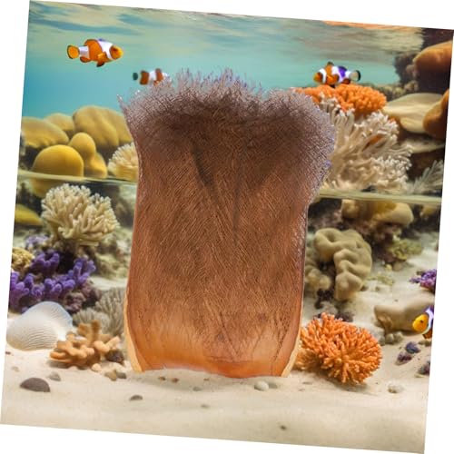 ABOOFAN 5 Sheets Natural Palm Tree Bark for Garden Background Realistic Artificial Bark Decor for Plants and Aquarium Fish Fry Hatching Home Office Greenery Enhancement