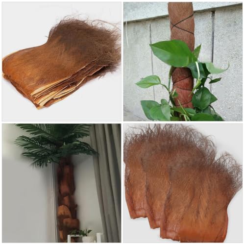 VOSAREA 5 Sheets Fake Tree Barks Coconut Bark Decoration Garden Background Bark for Crafts Garden Decor