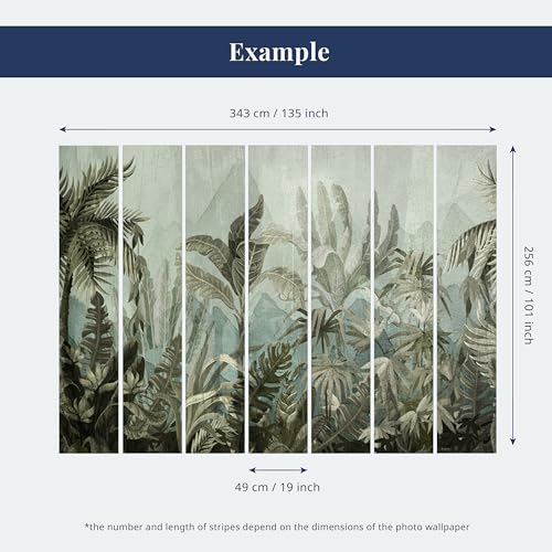 Wall Mural Waterfall 77x61 in - XXL Peel and Stick Self-Adhesive Wallpaper Removable Large Sticker Foil Wall Decor Print Picture Image Design Landscape Nature Lake 100403-150 - color: #02, size: 77"Wx61"H Self-Adhesive