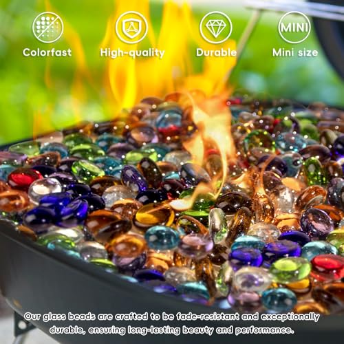 1 LB Green Glass Marbles, Mini Flat Glass Beads~150 PCS for Vase Fillers, Floral Bottom Mancala Gems Pebbles Fish Tank Rocks for Table Aquarium,Home Decor Art Craft Supplies(0.5"~0.7") - color: Green~1 Lb, size: 1 LB
