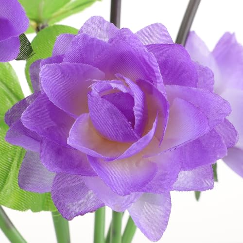 Simulated Lotus Aquarium .87 Inch Plastic Fish Tank Decoration for Freshwater Tanks and Desktop Aquariums Durable and Safe