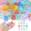 200PCS Mini Resin Bears Figures Cute Tiny Teddy Bears Trinkets Small Plastic Miniature Animals Figures Bulk for Fairy Garden Classroom Prizes Vase Filler Gifts Party Favors Office Desk Decor - size: Bear (200PCS)