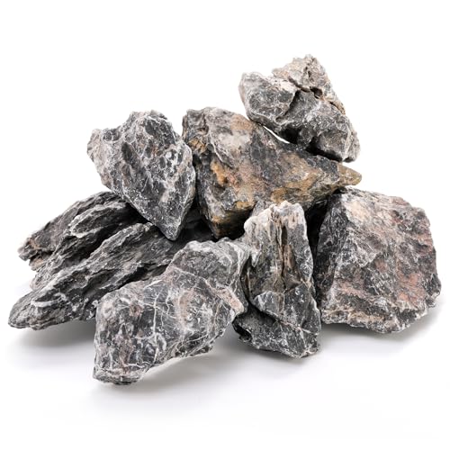 12lb Seiryu Stone, Aquarium Rocks for Terrariums, Paludarium, Vivariums, Reptile, Amphibian Enclosures, Fish Tank Decor for Aquarium Landscaping Models
