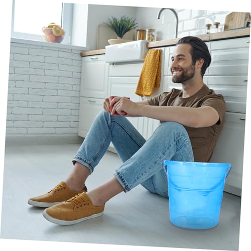 MAGICLULU Plastic Water Storage Bucket Portable Wash Bucket for Home Dormitory Cleaning