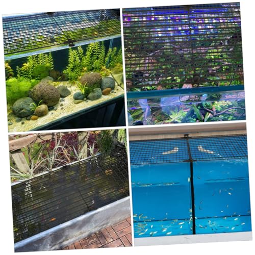 Toddmomy 4pcs Aquarium Grid Divider Fish Tank Plastic Separator to Prevent Fish Escaping Panels Cups and Easy to Maintain