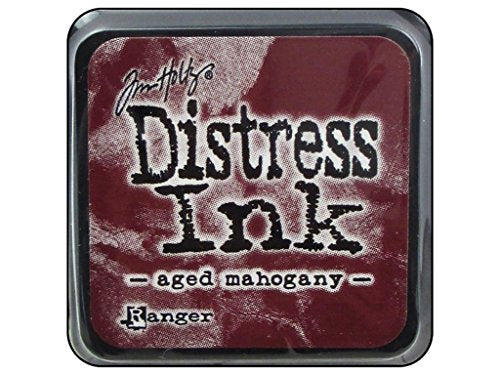 Ranger Tim Holtz Distress Ink Pads, Mini, Aged Mahogany - color: Aged Mahogany