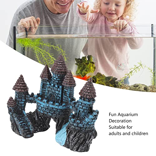 Castle Decoration for Fish Tanks, Eco-Friendly Hideout, Realistic Resin Ornament Idea