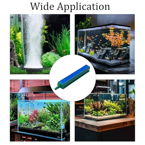 4PCS 4 Inch Aquarium Air Stone Bar, Fish Tank Bubble Diffuser Oxygen Release Bar for Air Pumps, Hydroponic Systems and Ponds - size: 4 Inch