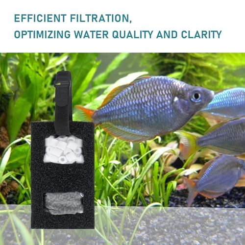 A1376 Aquarium Filter Media Kit for Fluval Spec Betta Evo Flex Series Aquarium Filters Foam Replacement Set Suitable Compatible with Most Standard Aquariums