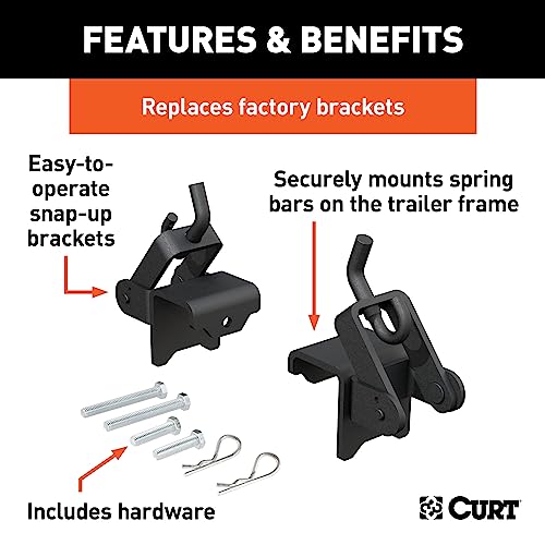 Curt Manufacturing 17208 Wd Hookup Brackets (New Design) 1Pr