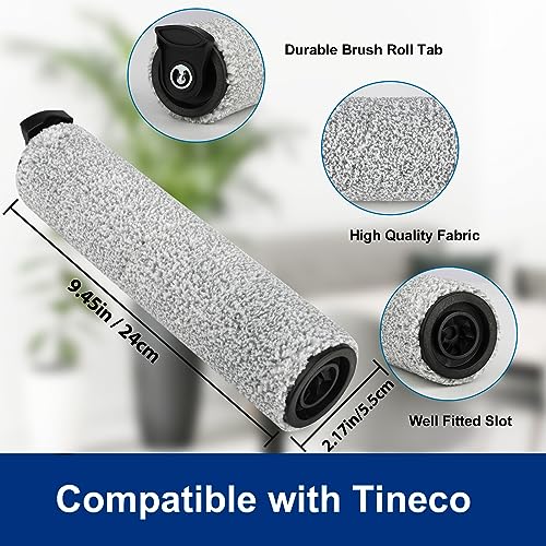 Ifloor3 Roller Brush Replacement for Tineco iFloor 3 and Floor One S3 Cordless Wet Dry Vacuum Cleaner, 2 Pack - style: 2